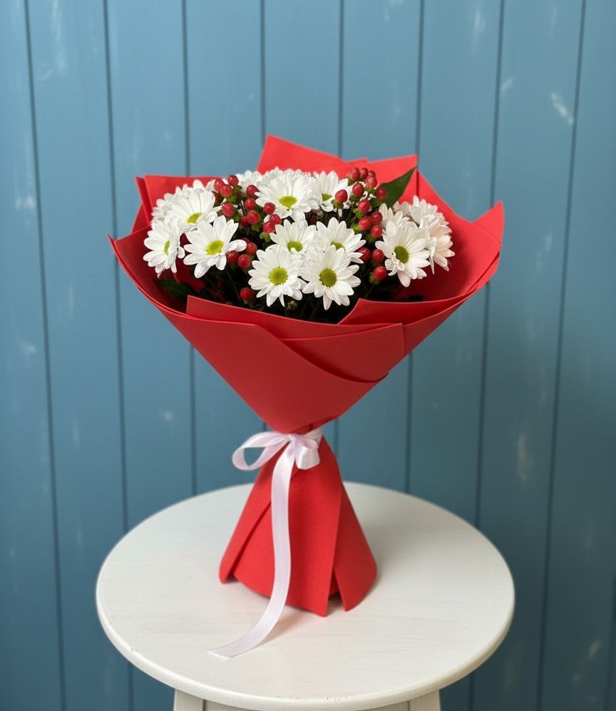 Букет цветов из: Хризантемы в Усть-Донецком