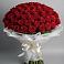 Букет 101 Красная роза Блэк Мэджик в Усть-Донецком
