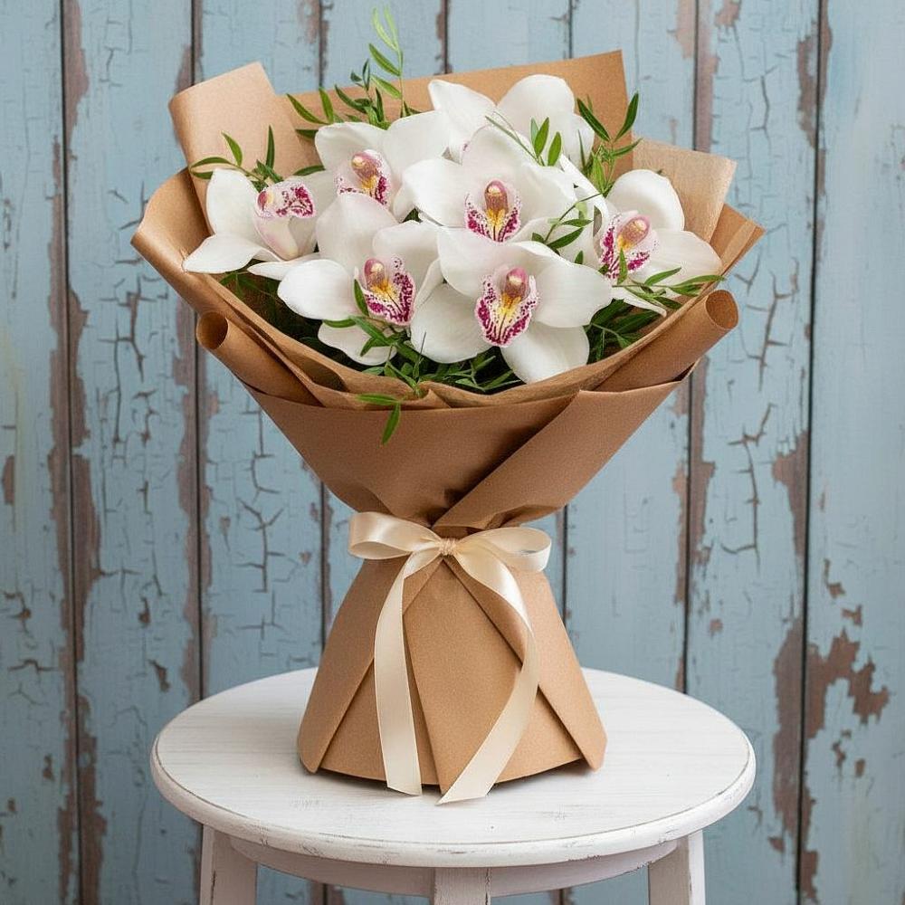 Букет цветов из: Орхидеи и Розы в Усть-Донецком