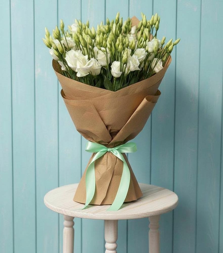 Букет цветов из: Лизиантусы в Усть-Донецком