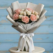 Букет цветов из:  Розы #REPLACE_PRED# Усть-Донецком