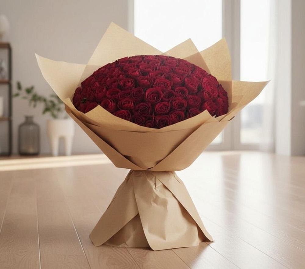 Букет 101 Красная роза в Усть-Донецком