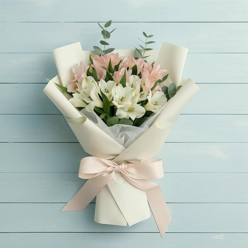 Букет цветов из: Альстромерии в Усть-Донецком